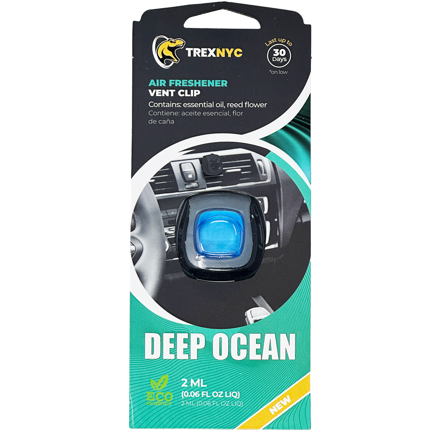 TrexNYC Vent Clip, 1pk - Deep Ocean