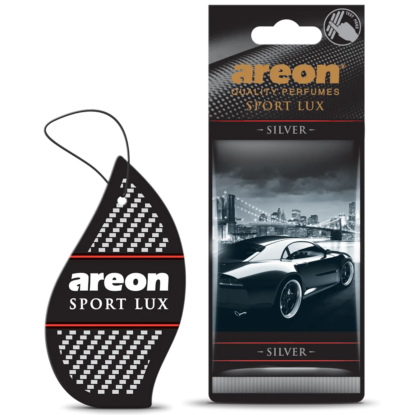 Areon Paper, Sport Lux 3pk - Silver