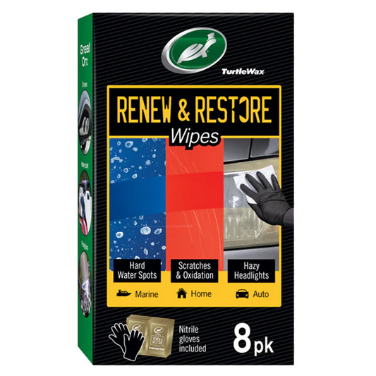 Turtle Wax Wipes - Renew & Restore, 8pk