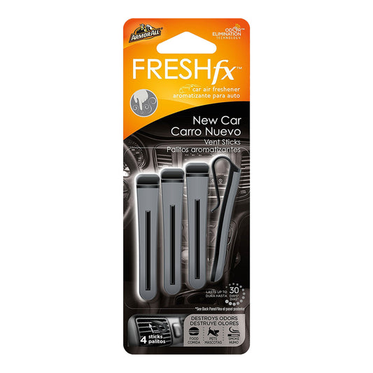 Armor All FreshFX, 4pk Vent Sticks - New Car