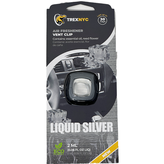 TrexNYC Vent Clip, 1pk - Liquid Silver