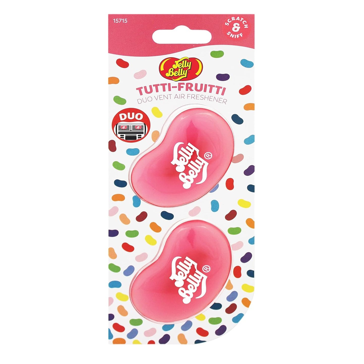 Jelly Belly Vent Stick, 2pk - Tutti Fruti