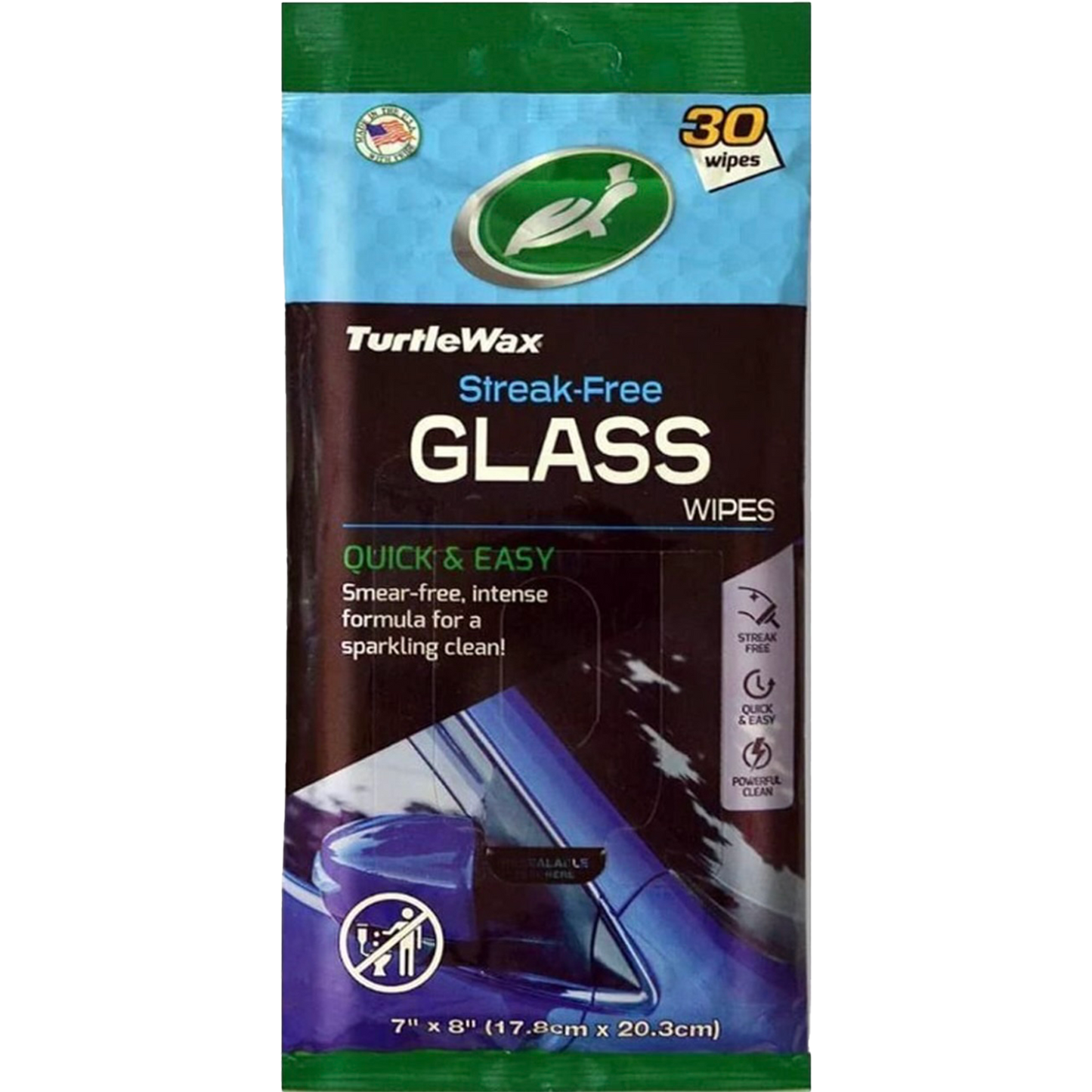 Turtle Wax Wipes - Glass, 30ct