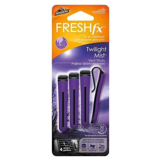 Armor All FreshFX, 4pk Vent Sticks - Twilight Mist