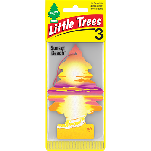 Little Trees Paper, 3pk - Sunset Beach