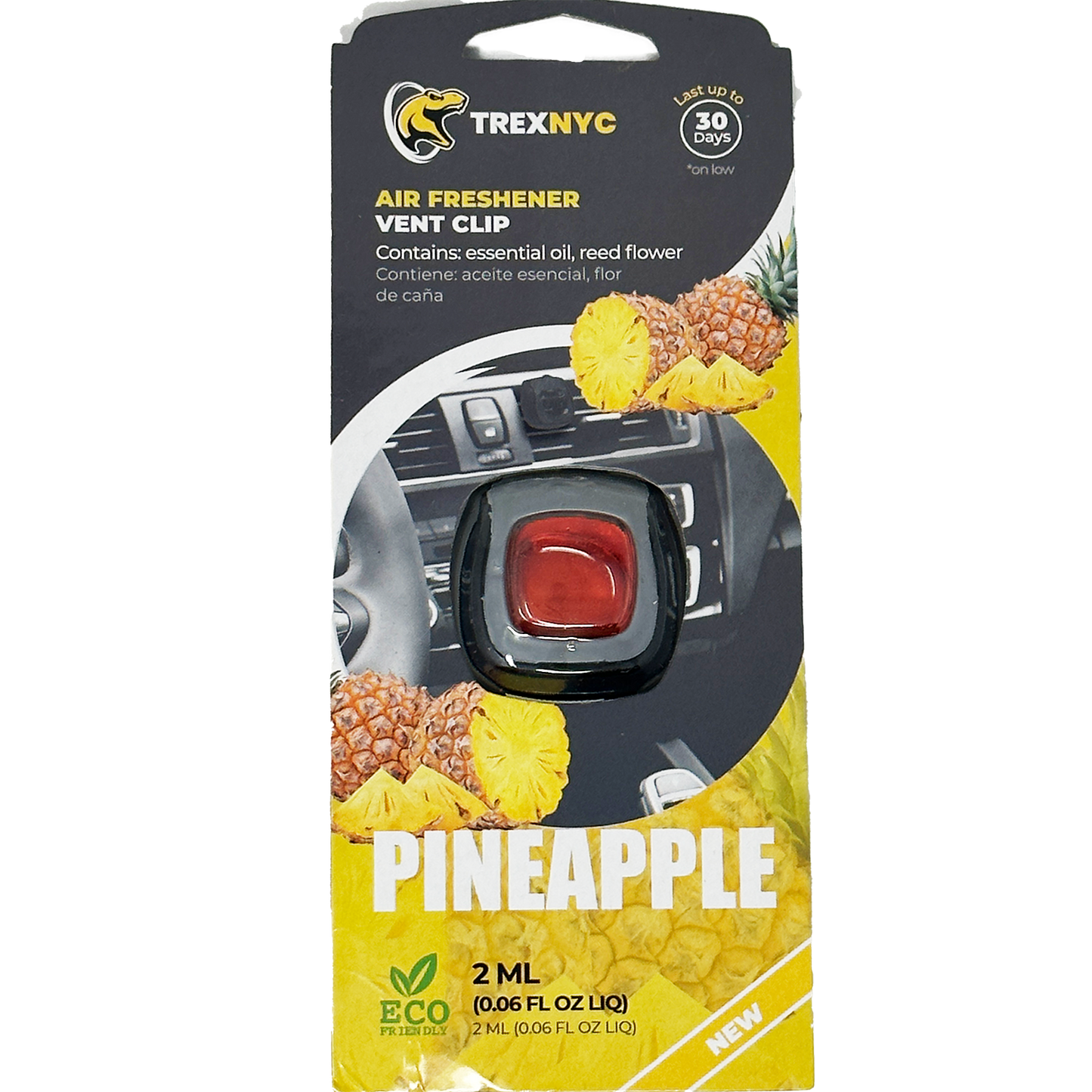 TrexNYC Vent Clip, 1pk - Pineapple