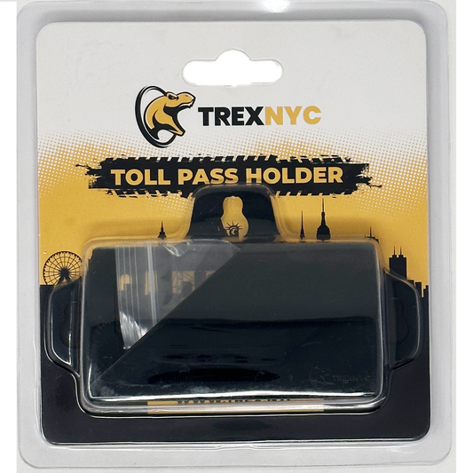 TrexNYC Toll Pass Holder Blister Pack - Black