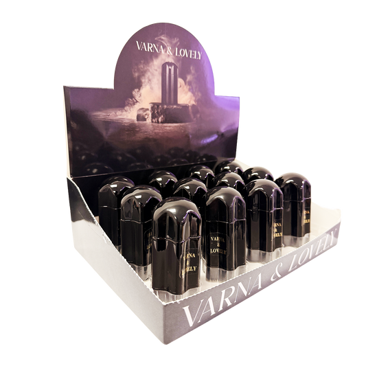 Qattarah Varna & Lovely 30ml Perfume 12pc Display  Bullet Cap