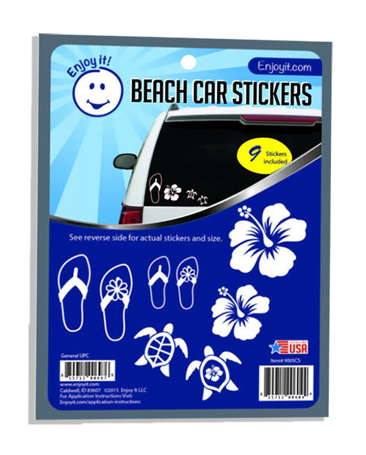 Enjoyit Beach Car Stickers