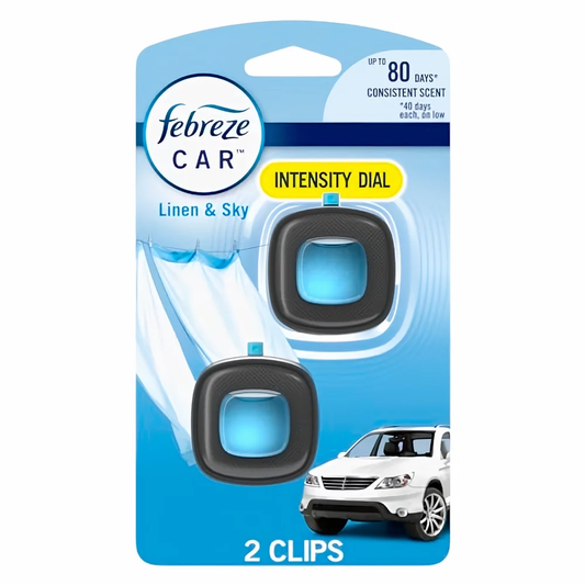 Febreze Vent Clip, 2pk - Linen & Sky