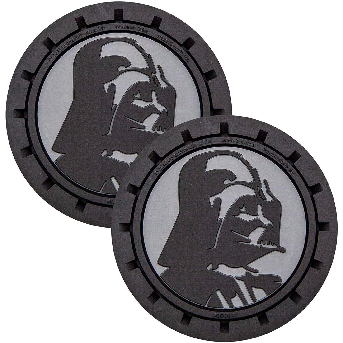 PlastiColor Cup Holder Coaster, 2pc - Darth Vader