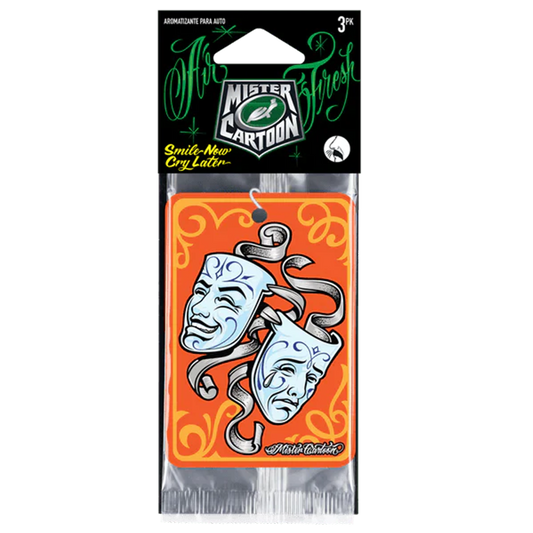 Turtle Wax Mr Cartoon, Paper A/F 3pk - Smile & Cry