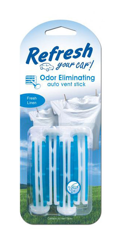 Refresh Your Car Vent Stick, 4pk - Fresh Linen