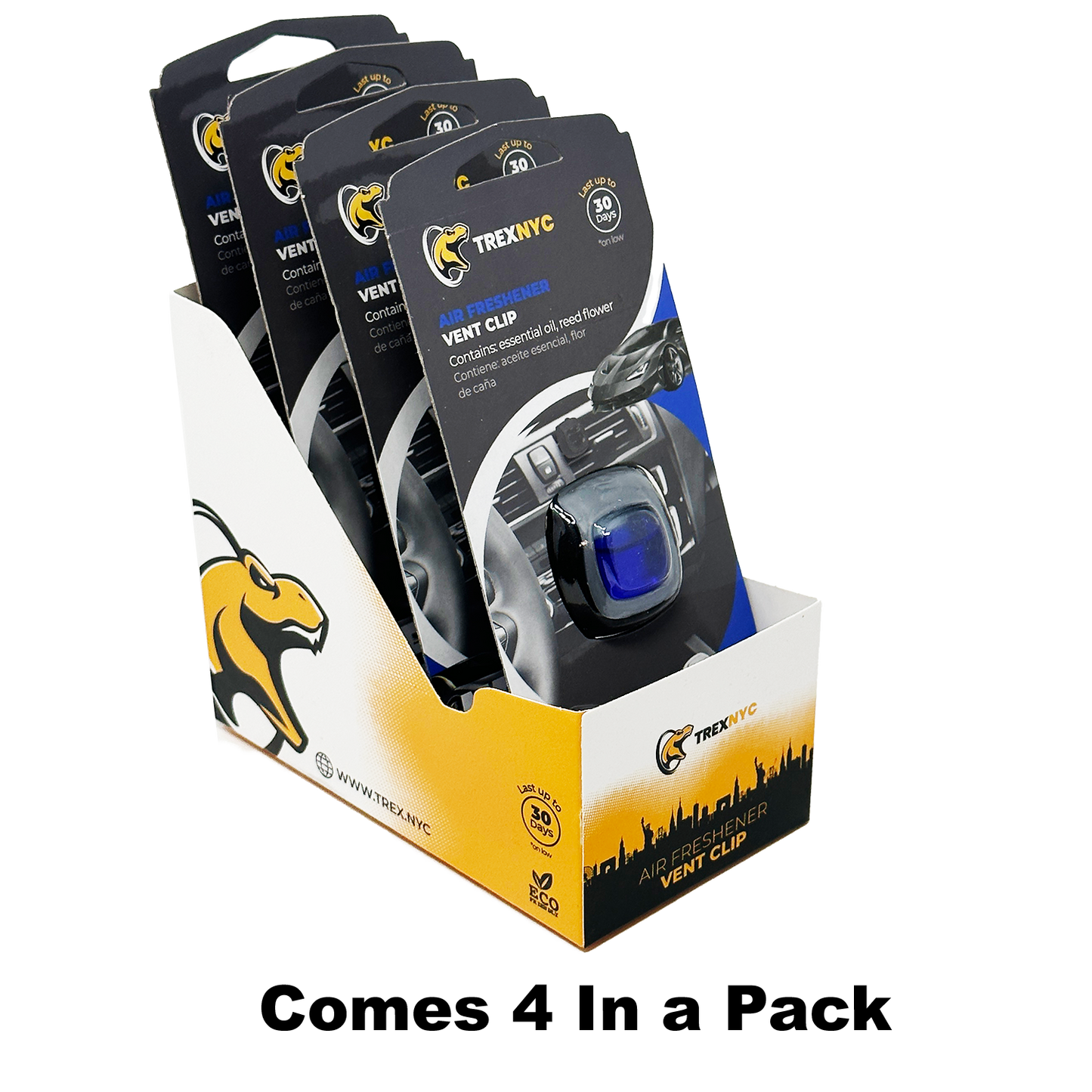 TrexNYC Vent Clip, 1pk - Deep Ocean