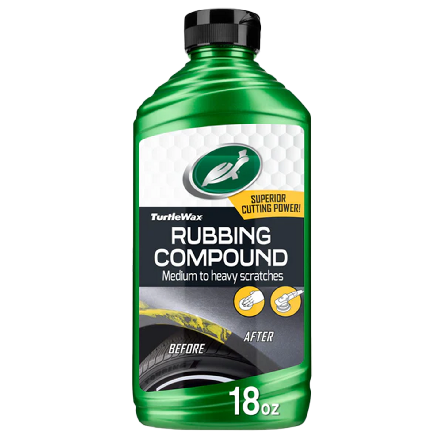 Turtle Wax Liquid, Premium Rubbing Compound, 18oz