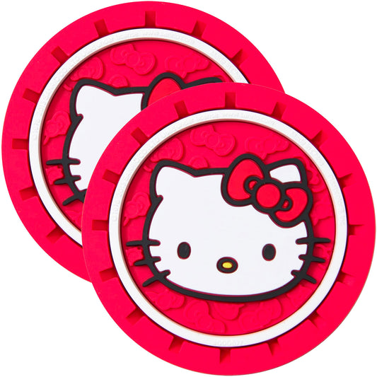 PlastiColor Cup Holder Coaster, 2pc - Hello Kitty Core Bow