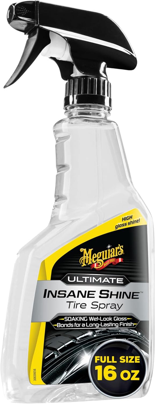 Meguiar's Insane Shine Tire Spray, 16oz - Ultimate