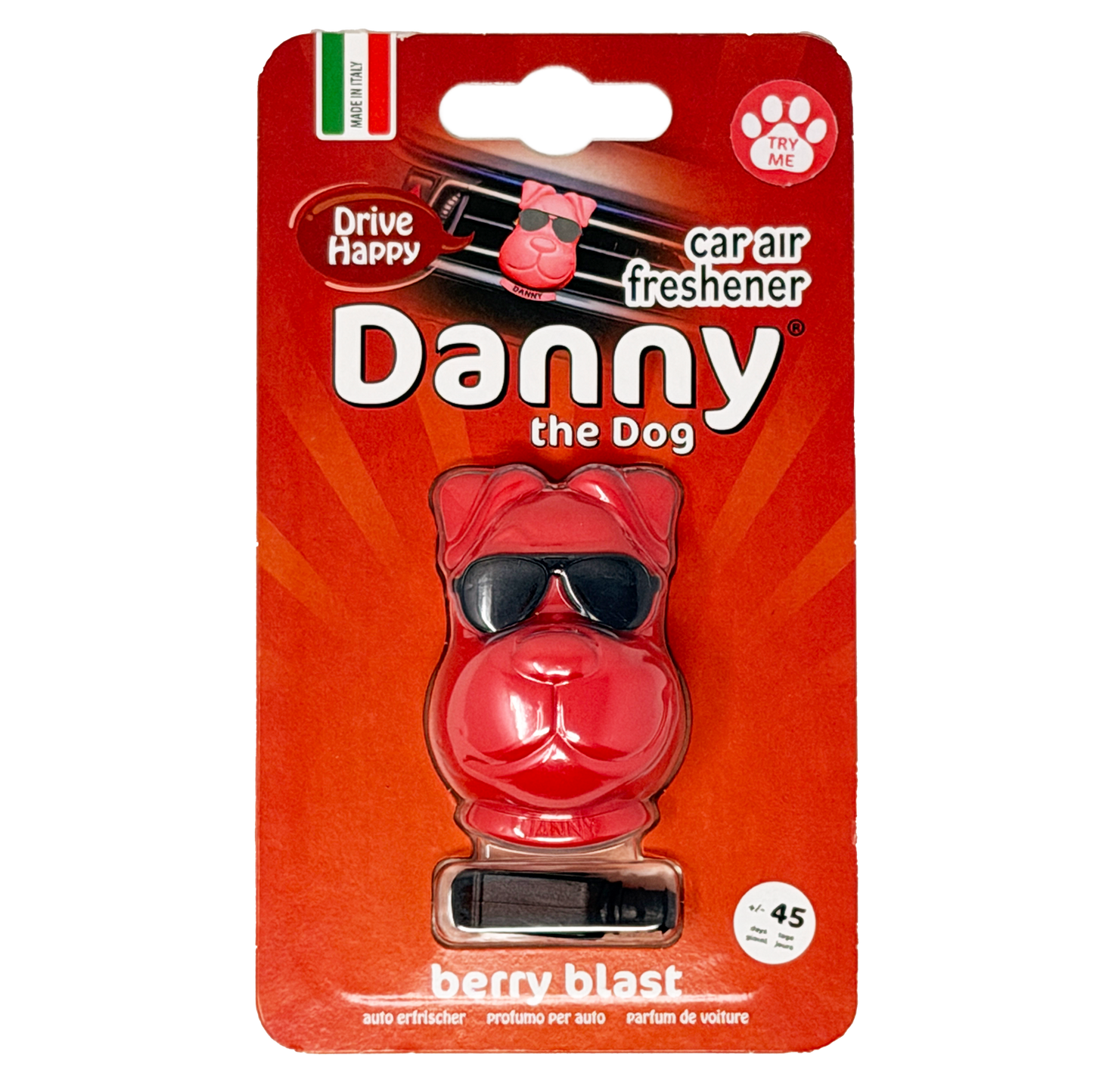 Danny The Dog, Vent Clip - Berry Blast