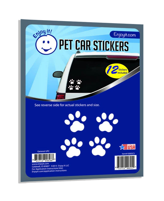 Enjoyit Pet Paw Car Stickers