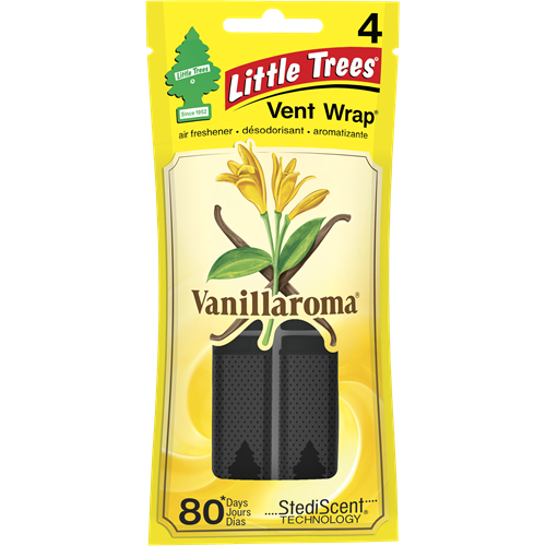 Little Trees Vent Wrap, 4pk - Vanillaroma