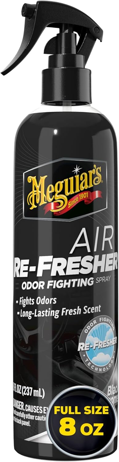 Meguiar's Re-Fresher Odor Fighting Spray, 8oz - Black Chrome