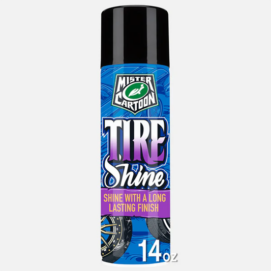Turtle Wax Mr Cartoon Spray, 14oz - Tire Shine Aer