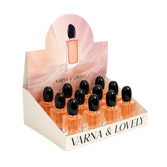 Qattarah Varna & Lovely 30ml Perfume 12pc Display Oval Cap