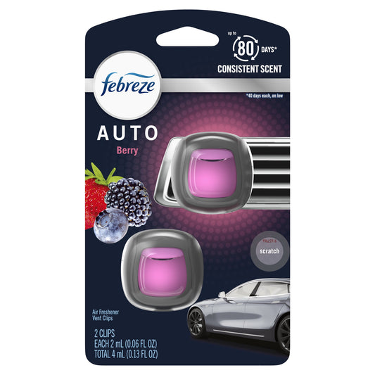 Febreze Vent Clip, 2pk - Berry