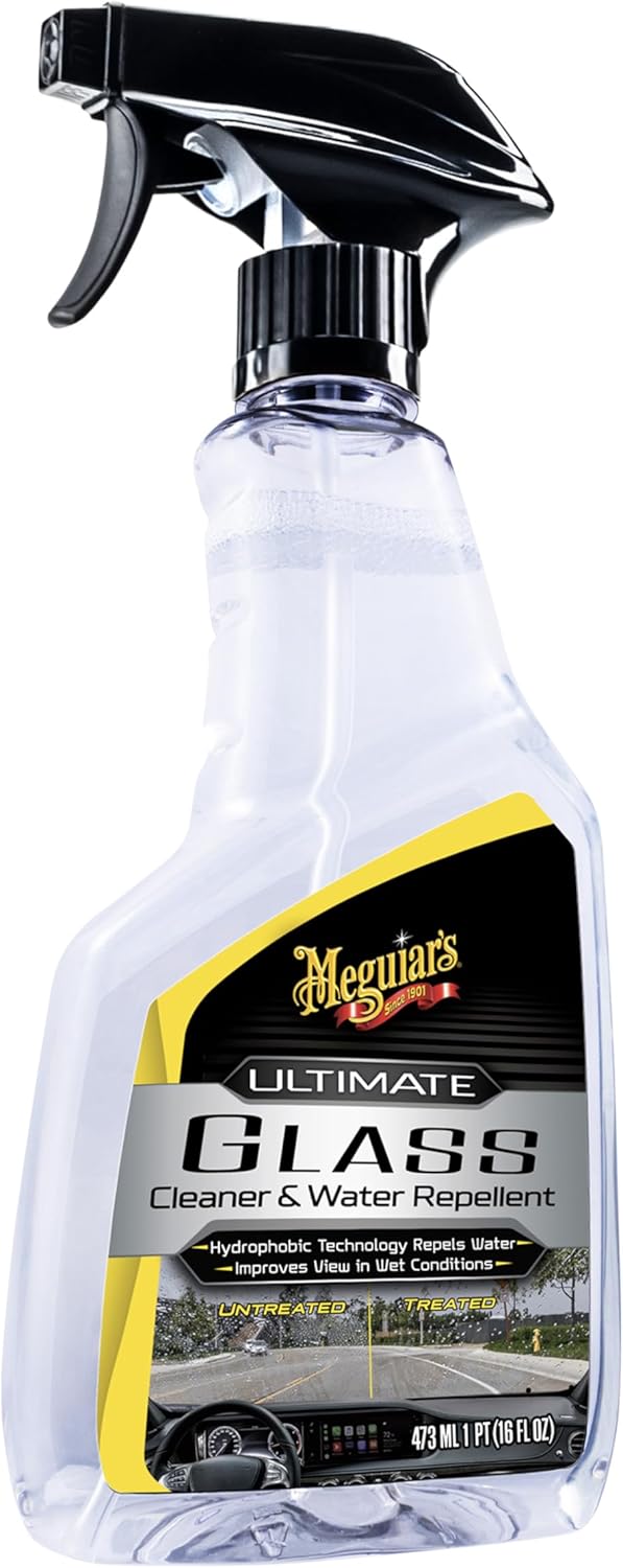 Meguiar's Glass Cleaner & Water Repellent, 16oz - Ultimate