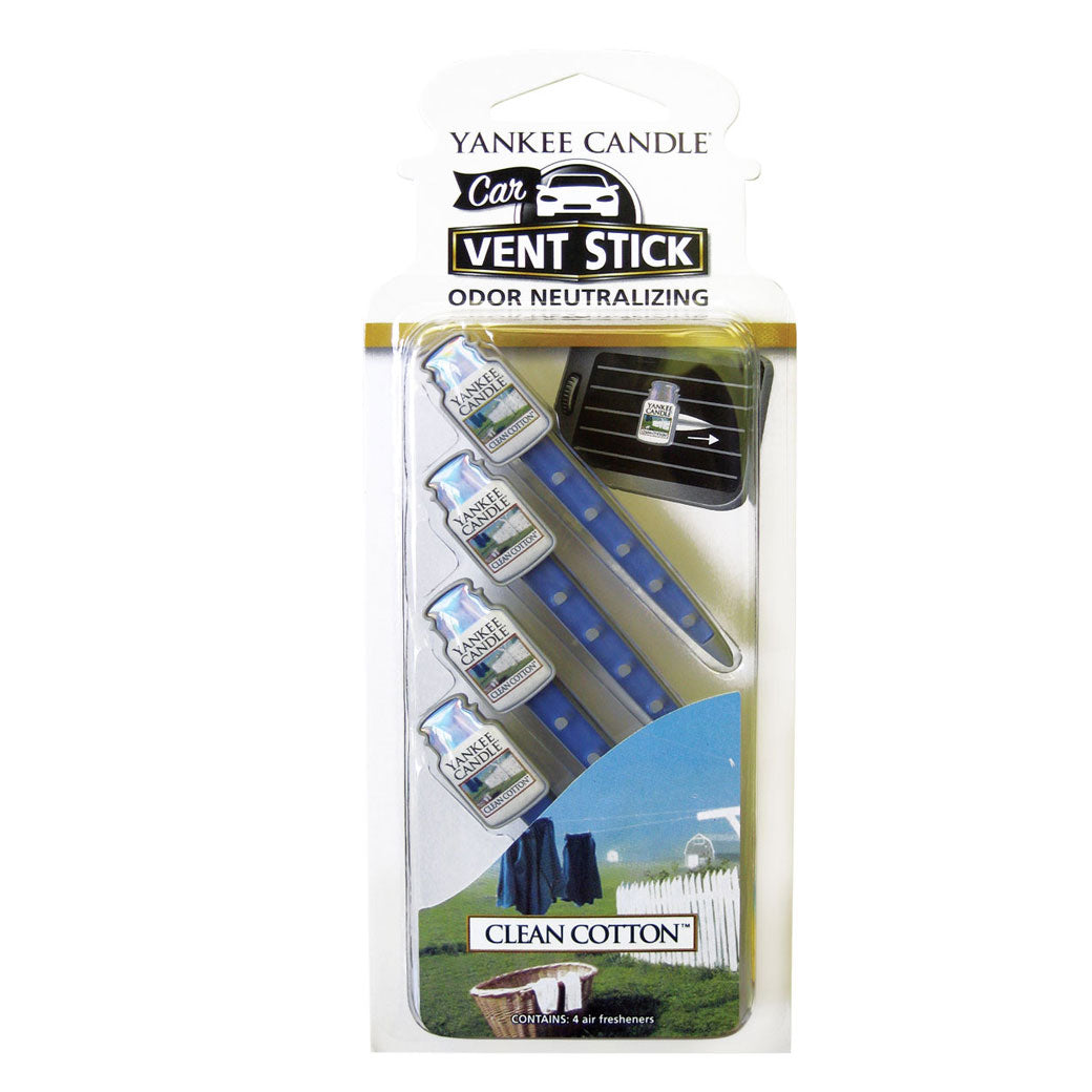 Yankee Candle Vent Stick - Clean Cotton