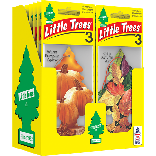 Little Trees Paper Display, 3pk 48pc