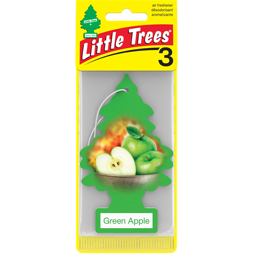 Little Trees Paper, 3pk - Green Apple