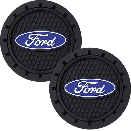 PlastiColor Cup Holder Coaster, 2pc - Ford