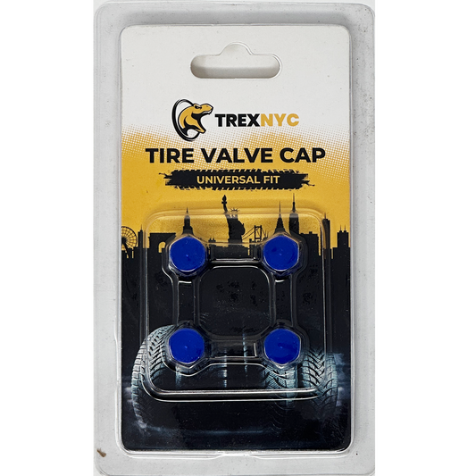 TrexNYC Valve Cap, X Type - Blue