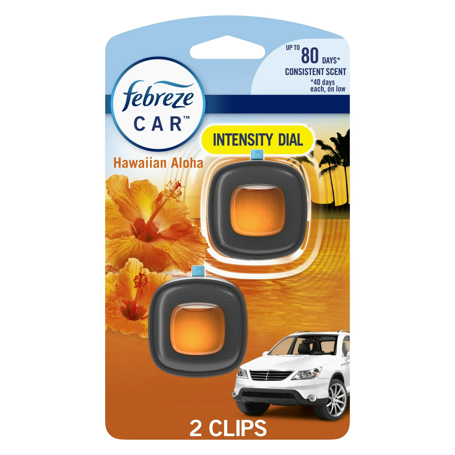 Febreze Vent Clip, 2pk - Hawaiian Aloha